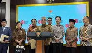 Pimpinan MPR Serahkan Konsep Pokok-Pokok Haluan Negara ke Prabowo