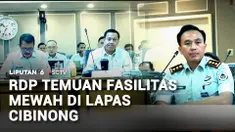 Soal temuan fasilitas mewah berstandar apartemen di Lapas Cibinong, Komisi XIII DPR menggelar rapat dengar pendapat dengan Kementerian Imigrasi dan Pemasyarakatan, serta Kepala Lapas Kelas II Cibinong non-aktif.