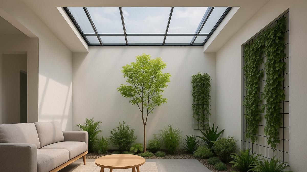 7 Model Rumah dengan Taman di Tengah Terbaru 2025