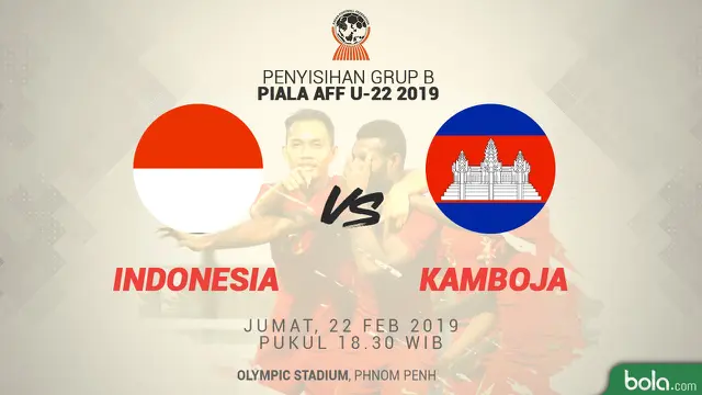 Timnas Indonesia U-22 vs Kamboja U-22
