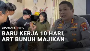 Baru Kerja 10 Hari, ART Bunuh Majikan
