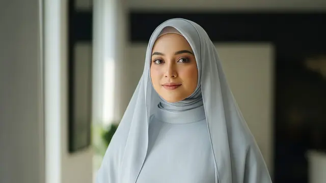 Model Gamis Abaya Linen Adem Cocok untuk Cuaca Panas