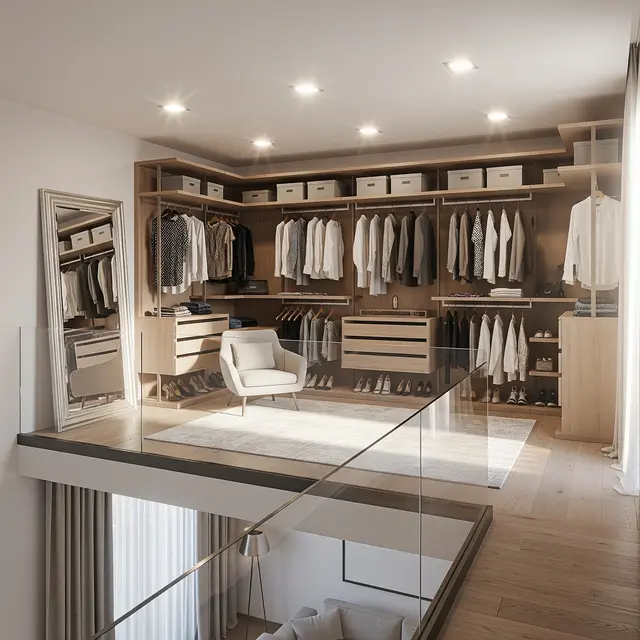 Cara Praktis Menambahkan Walk-in Closet di Mezzanine