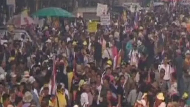 [VIDEO] Ribuan Demonstran Lumpuhkan Bangkok