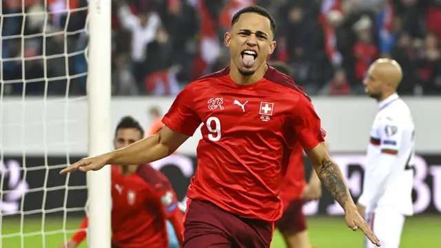 FOTO: Cukur Bulgaria, Swiss Melaju ke Piala Dunia 2022