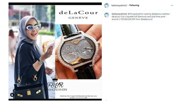 8 Koleksi Jam Tangan Mewah Syahrini, Ada yang Ditaksir Capai Rp 20 Miliar