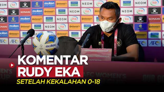 Berita video komentar Pelatih Rudy Eka Priyambada setelah kekalahan 0-18 Timnas Indonesia Putri dari Australia di Piala Asia Putri 2022, Jumat (21/1/2022) malam hari WIB.