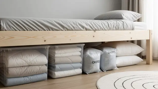 Ide Penyimpanan di Bawah Tempat Tidur untuk Rumah Sempit