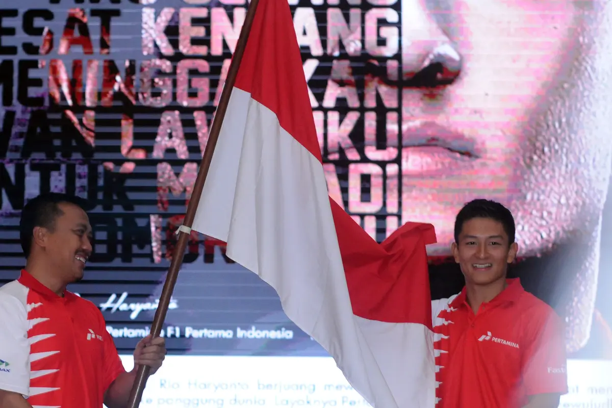 Rio Haryanto dan Imam Nahrawi