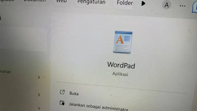 Aplikasi WordPad