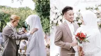 Momen Pernikahan Ustaz Syam dan Jihan Ghazali. (Sumber: Instagram/thepotomoto)