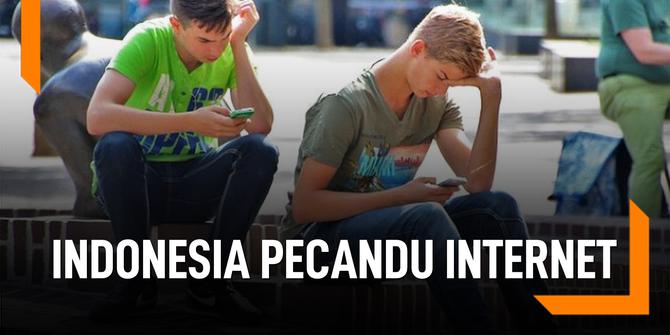 VIDEO: Indonesia Masuk 5 Besar Negara Pecandu Internet