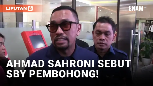 Ahmad Sahroni Sebut SBY Berbohong Soal Pemilihan Cak Imin