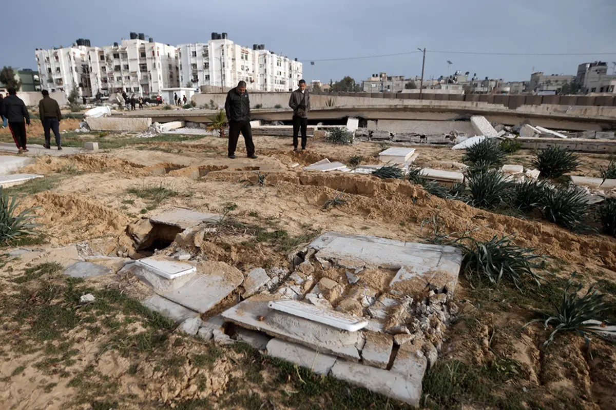 Israel Rusak Pemakaman Gaza