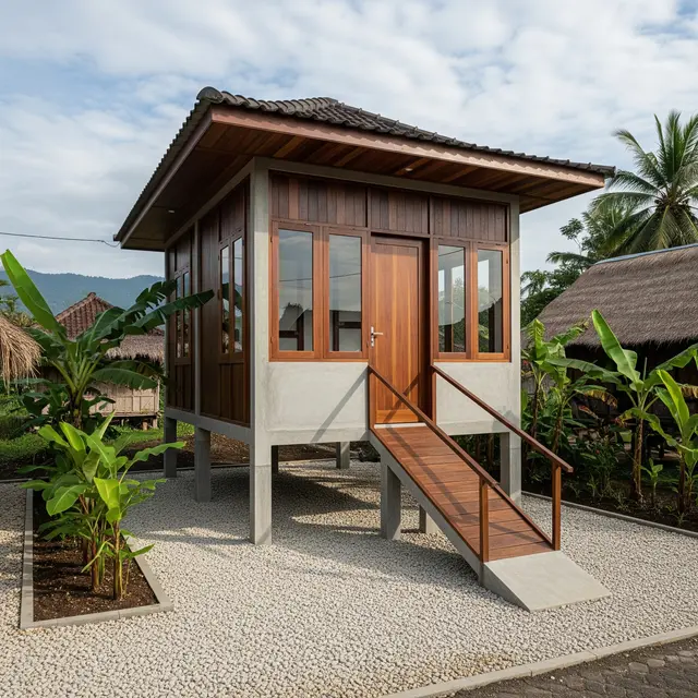 9 Model Rumah Kecil di Desa Tapi Bebas Ular, Desain dengan Pencegahan Efektif