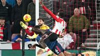 Foto: Brian Brobbey Cetak Gol Dramatis, Sunderland Nodai Rekor Kemenangan Arsenal di Liga Inggris