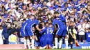 Gol-gol kemenangan Chelsea pada laga pekan pertama Premier League musim ini dicetak oleh Marcos Alonso, Christian Pulisic, dan Treyoh Chalobah. (Foto: AP/Tess Derry)