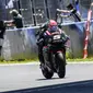 Pembalap Yamaha Tech 3, Johann Zarco, merasa belum 100 persen mengeluarkan kemampuan terbaiknya. (MotoGP.com)