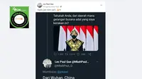 Cek Fakta: Tidak Benar Dalam Foto Ini Presiden Jokowi Kenakan Busana Adat Wuhan
