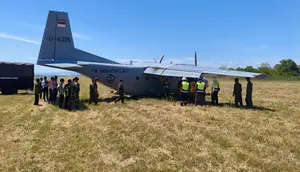 Penyebab Casa TNI AL Tergelincir di Bandara Sultan Hasanuddin