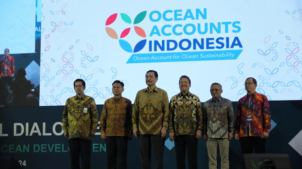 Menteri Koordinator Bidang Kemaritiman dan Investasi Luhut Binsar Pandjaitan menjadi pembicara kunci dalam The Global Dialogue On Sustainable Ocean Development