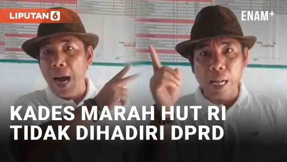 VIDEO: Viral Kades Pandeglang Marah Acara HUT RI Tidak Dihadiri Perwakilan DPRD, Ancam Tak Gelar Pileg