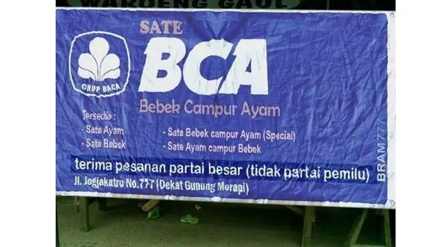 6 Spanduk Singkatan di Tempat Umum Ini Bikin Mikir Keras