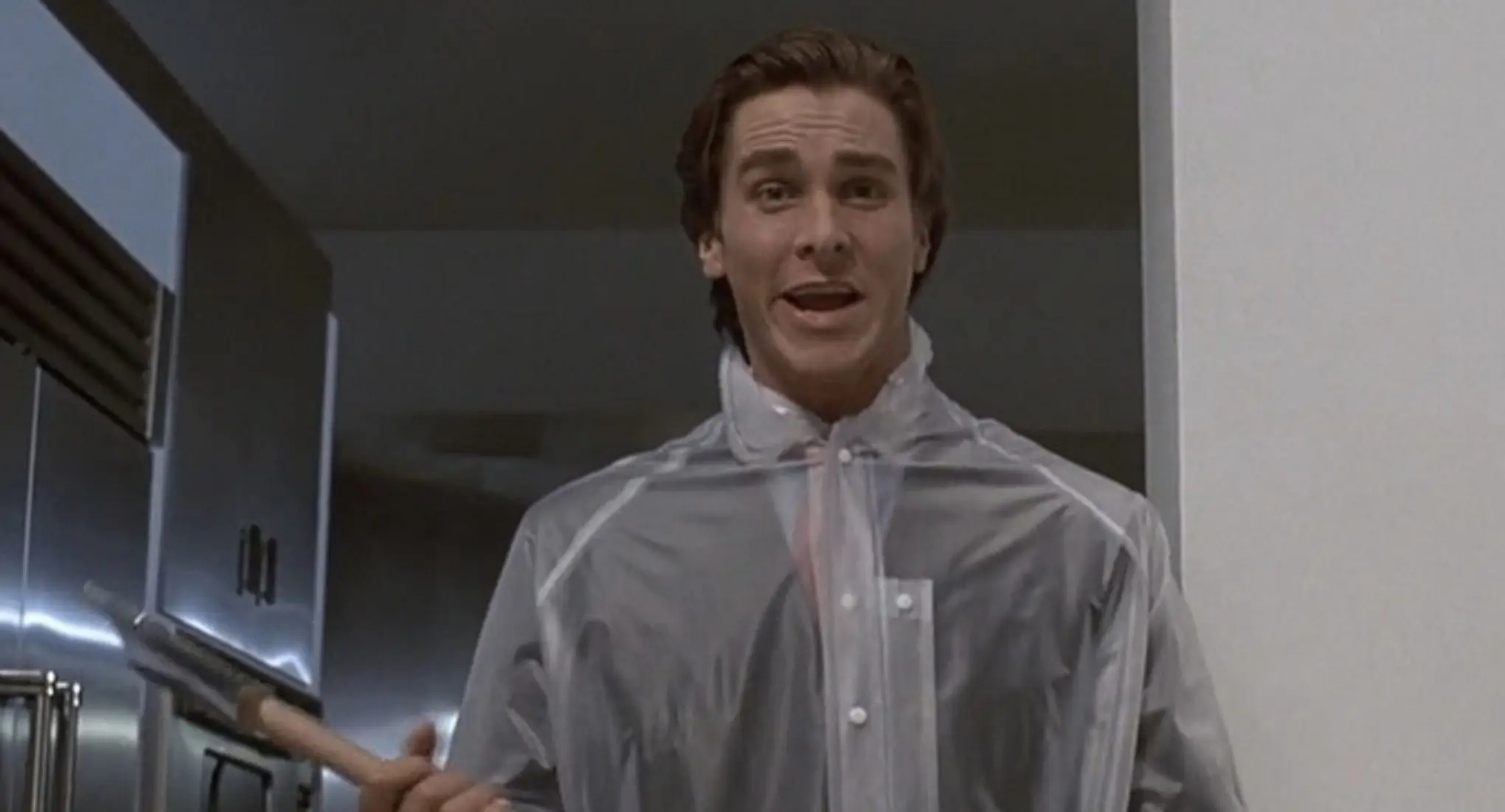 Christian Bale dalam film American Psycho (1987)