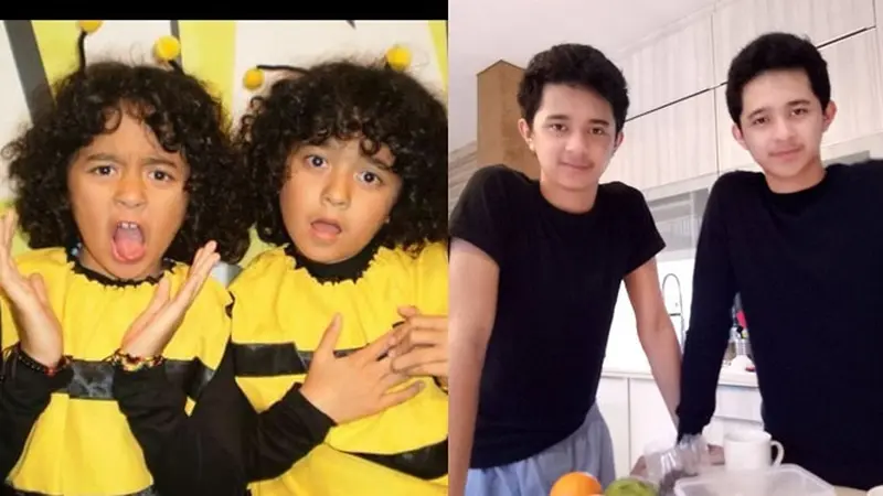 Potret Transformasi 5 Artis Kembar Kini Vs Saat Kecil Ini Bikin Pangling