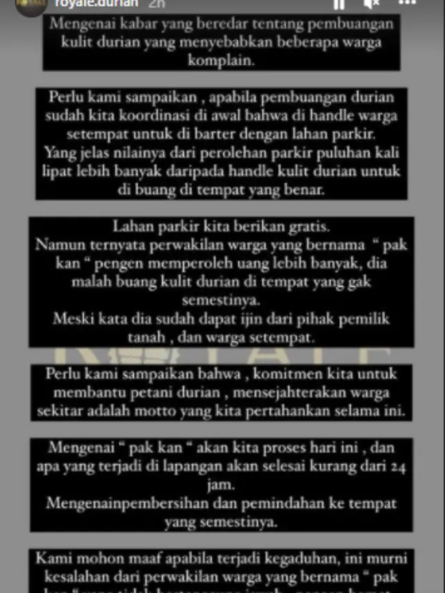 Royale Durian