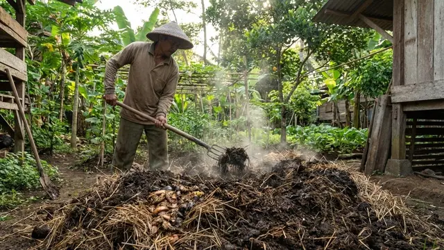Memanfaatkan Kotoran Ayam untuk Kebun Rumahan