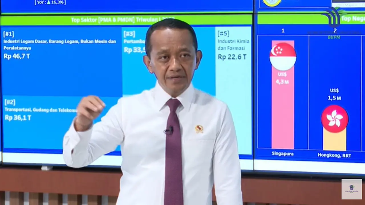 Menteri Investasi/Kepala BKPM Bahlil Lahadalia