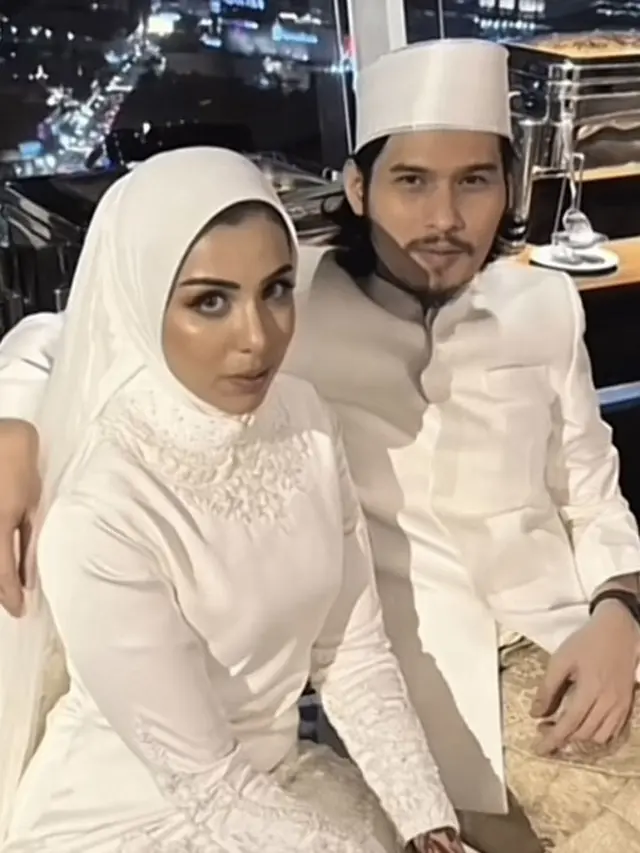 Virzha dan Sabrina menikah (TikTok/mrsfunny87)