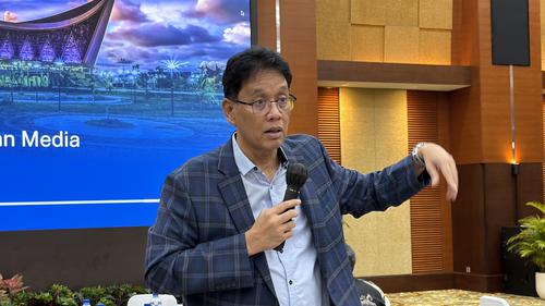 Menteri Keuangan Purbaya Yudhi Sadewa dalam Media Briefing dan Buka Puasa bersama Media di kantor Kemenkeu, Jakarta, Jumat (6/3/2026). (Liputan6.com/Tira)