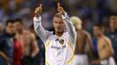 David Beckham meninggalkan Real Madrid menuju LA Galaxy pada 2007 silam. Legenda Inggris ini bisa dibilang merupakan pemain top dunia pertama yang pindah menuju Liga Amerika (MLS) di era modern. Dirinya juga dianggap sebagai salah satu tokoh terpenting dalam sejarah liga. Beckham sendiri mampu tampil impresif meski di usianya yang tak lagi muda dengan mencetak 18 gol dan memberikan 46 assist dalam 124 penampilannya. Ia juga sukses membawa tiga gelar liga dan dua Piala MLS selama lima tahun di klub. (AFP/Robyn Beck)