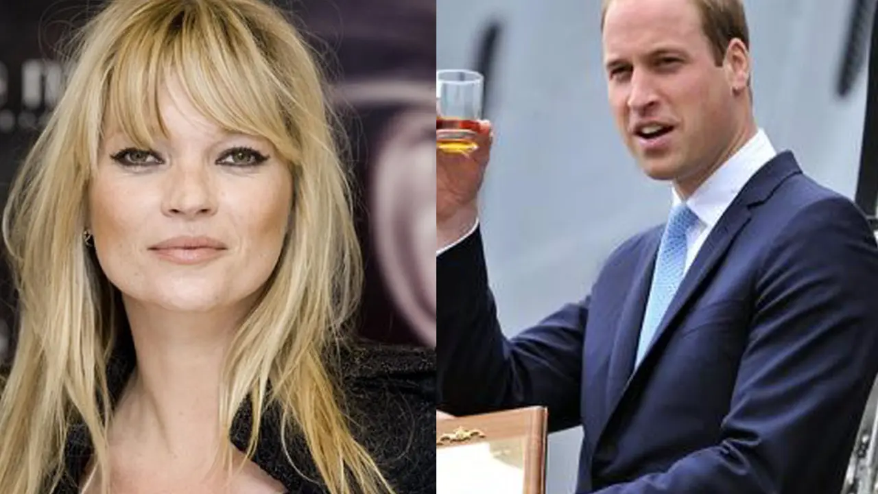 Kate Moss Tersipu Malu di Depan Pangeran William