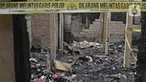 Garis polisi dipasang di sisa permukiman yang terbakar di Jalan Keadilan Dalam, Taman Sari, Jakarta Barat, Senin (19/4/2021). Kebakaran permukiman padat tersebut mengakibatkan sebanyak 200 rumah hangus terbakar dan sekitar 1.000 warga terpaksa mengungsi. (Liputan6.com/Herman Zakharia)