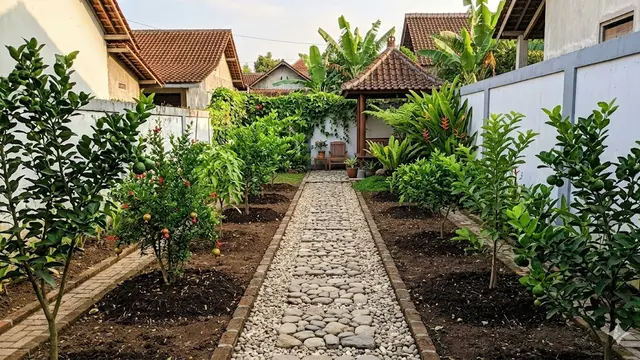 Kebun Buah Mini Agar Tidak Terlihat Sempit