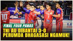 Kejutan besar terjadi di Final Four Livoli Divisi Utama 2025! Perumda Tirta Bhagasasi Bekasi tampil menggila dan menumbangkan TNI AU Electric dengan skor telak 3-0 di GOR Ki Mageti, Magetan.