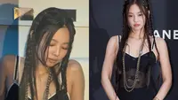 Jennie BLACKPINK belakangan jadi lebih ekspresif dengan busana yang ia kenakan. Termasuk saat hadiri event Coco Crush di Korea Selatan [@jennierubyjane]