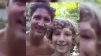 Bertelanjang Dada, PM 'Hot' Kanada Muncul dari Gua  (Jim Godby)