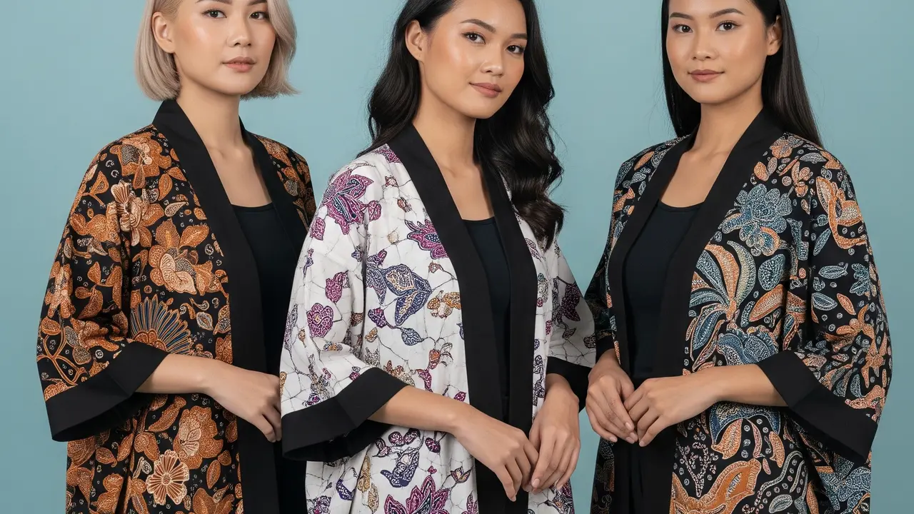 9 Model Batik Wanita Kimono Style Terbaru 2025: Padukan Tradisi dan Gaya Modern