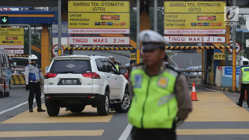 Ganjil Genap di Pintu Tol Bekasi Mulai Diberlakukan