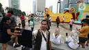 Selain Bundaran HI, Trophy Experience Piala Dunia U-17 2023 juga bakal berlangsung di Gedung Sate, Bandung, pada 22 Oktober 2023, Balai Pemuda, Surabaya, pada 29 Oktober 2023, dan Gapura Ngarsopuro Pura Mangkunegara, Solo, pada 5 November 2023. (Liputan6.com/Faizal Fanani)