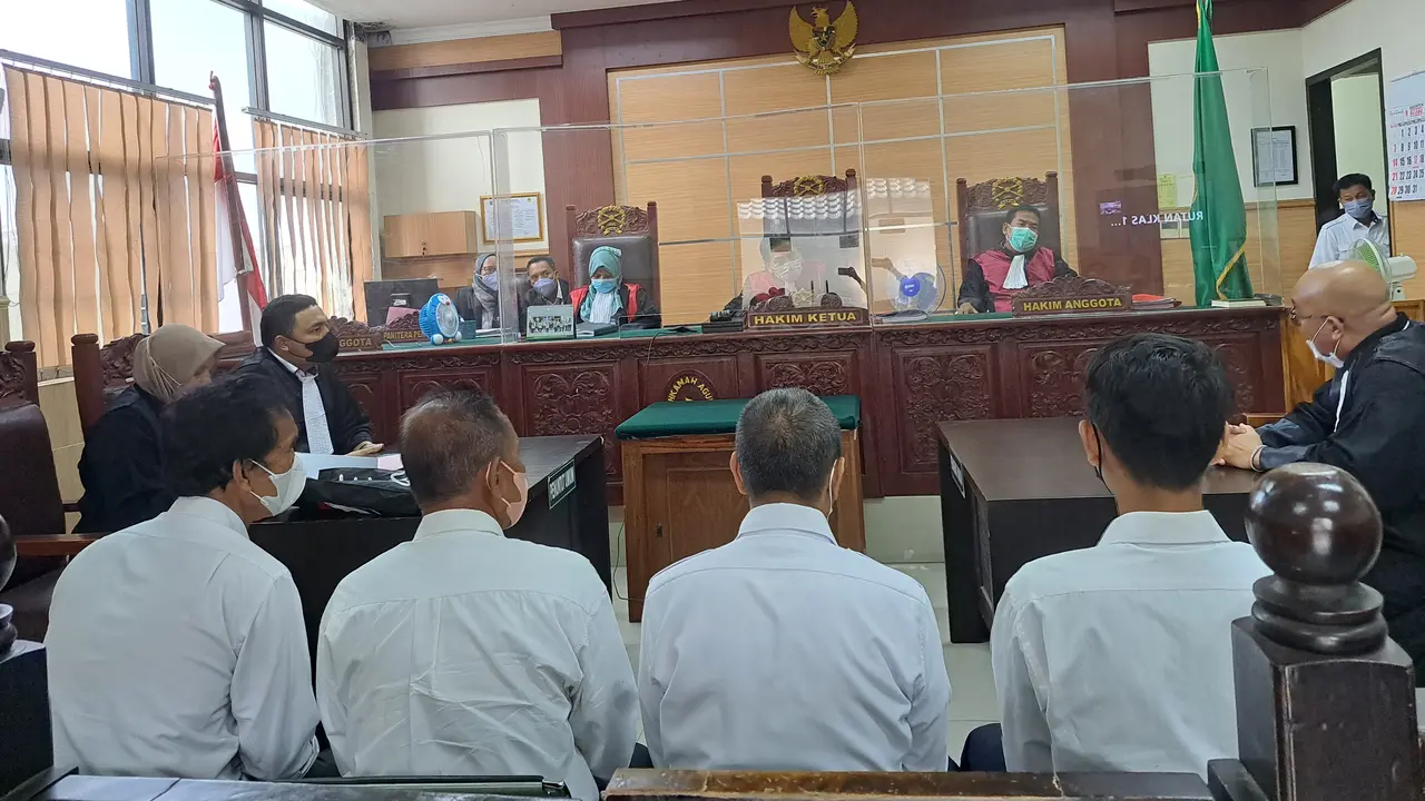 Sidang 4 terdakwa perkara kebakaran Lapas Kelas 1 Tangerang