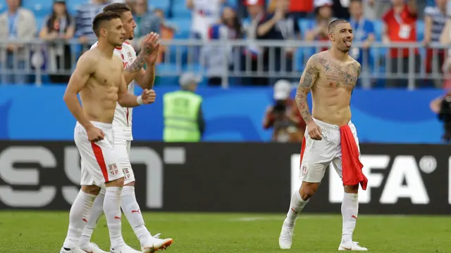 Gaya Kolarov Usai Cetak Gol Tunggal ke Gawang Kosta Rika