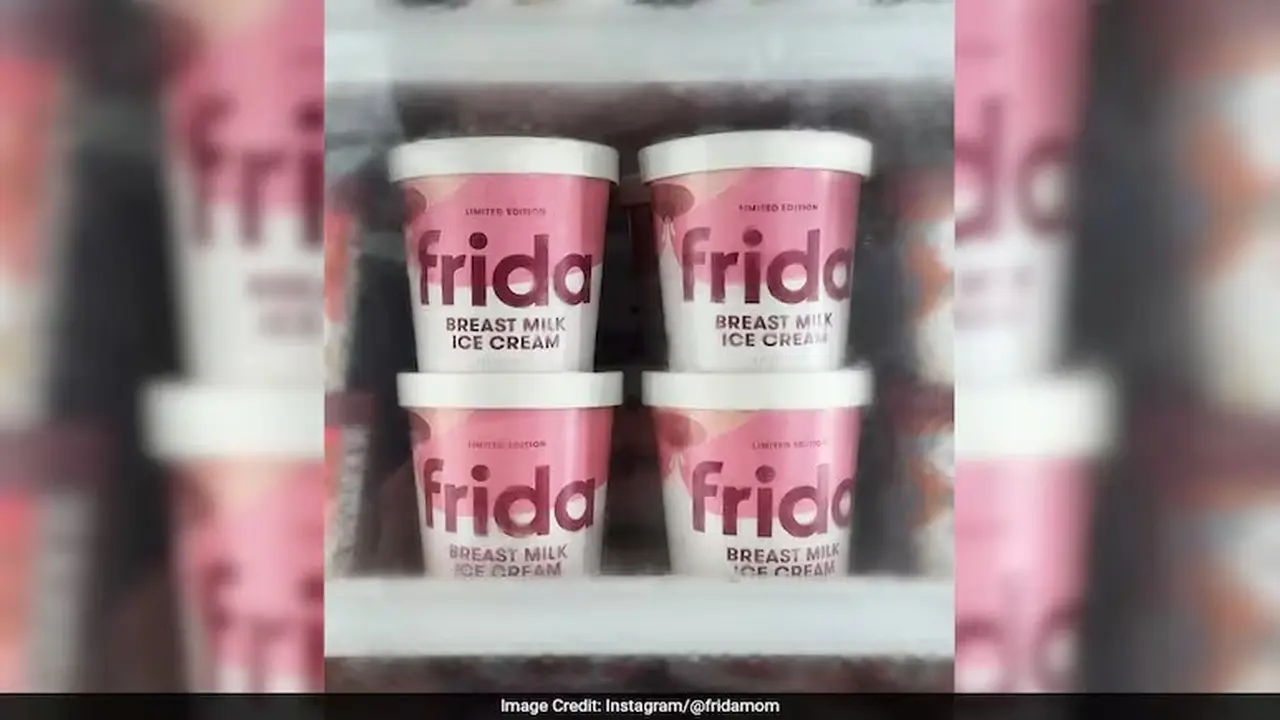 Es krim yang diklaim dari air susu ibu (ASI). (Instagram/Fridamom)