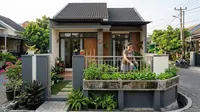 10 Desain Rumah dengan Taman Mini di Lahan Terbatas, Hunian Asri Minim Perawatan