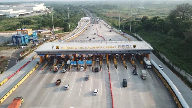 Arus lalu lintas Gerbang Tol (GT) Kalihurip Utama
