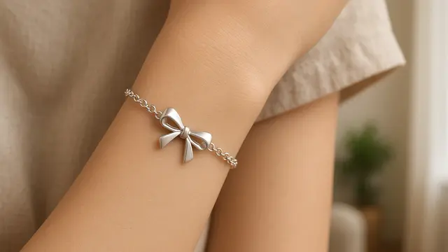 7 Model Gelang Rantai Pita yang Tren di 2025, Bikin Gaya Feminin Makin Anggun